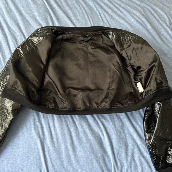 Simons Patent Leather Jacket - Picture 4 of 6